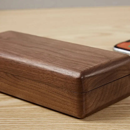 Retro Black Walnut Eyewear Case
