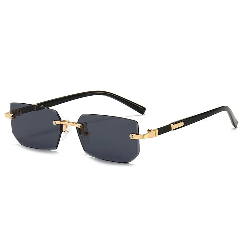 Fashion Rimless Square Sunglasses