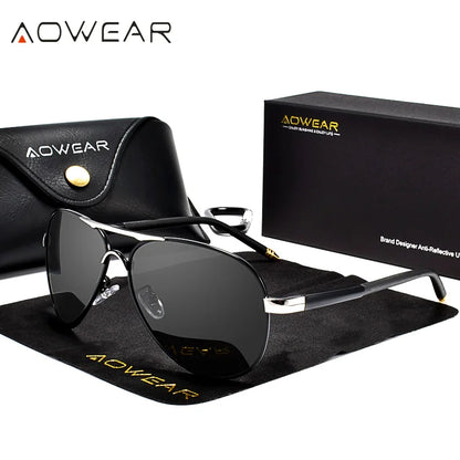 Men's Polarized Aviation Sunglasses