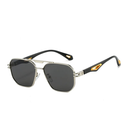 Vintage Classic Double Bridge Gradient Sunglasses