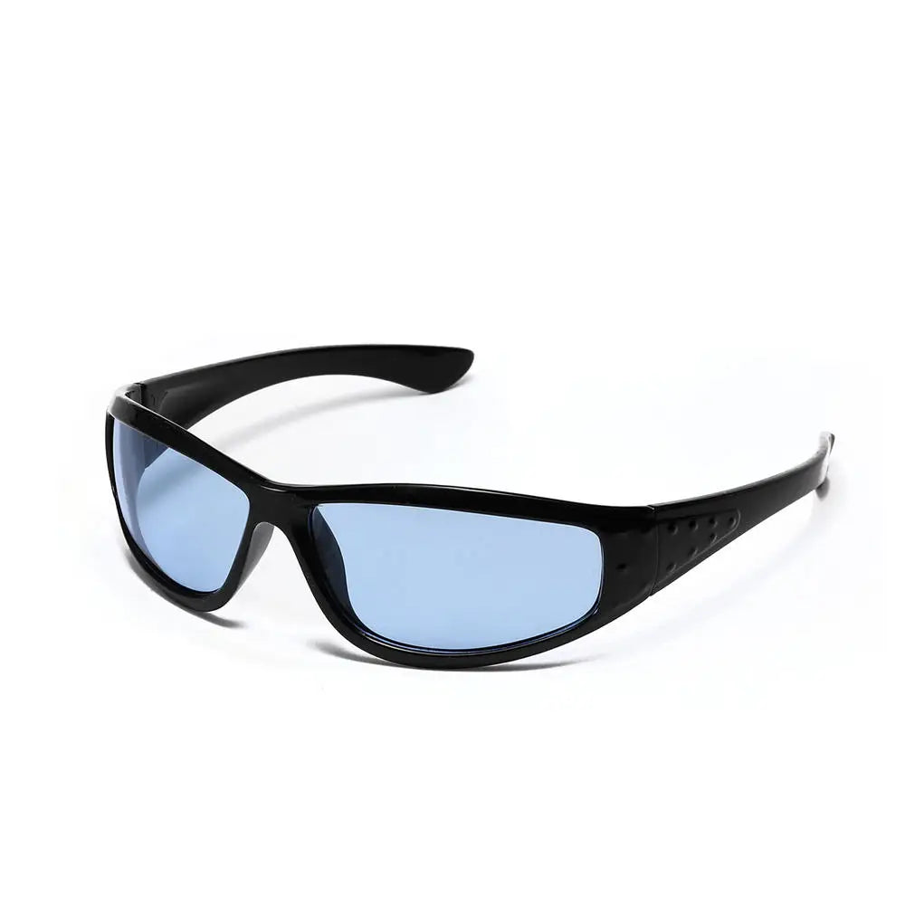 Y2K Silver Sunglasses – Futuristic Hollow Out Trend