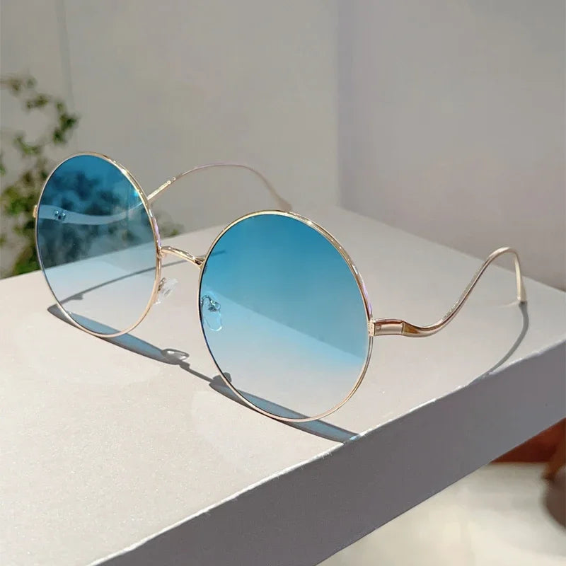 Vintage Oversized Round Sunglasses