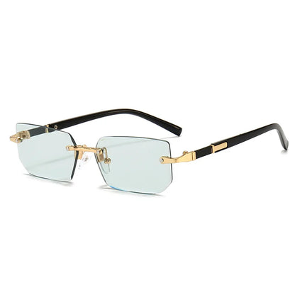 Fashion Rimless Square Sunglasses