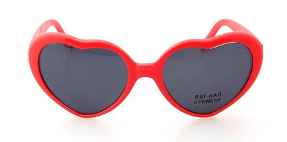Love Heart Diffraction Glasses