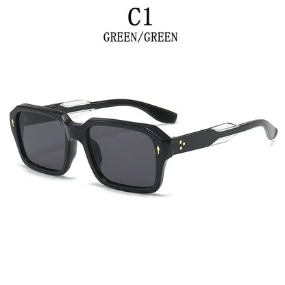 Unisex Square Sunglasses Retro Vintage Fashion Shades