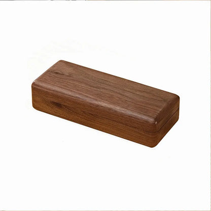 Retro Black Walnut Eyewear Case