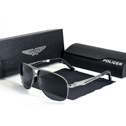 Policer Luxury Polarized Pilot Sunglasses