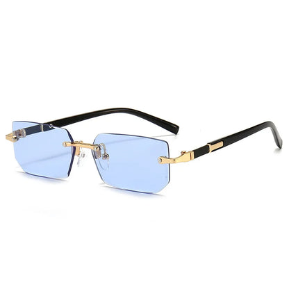 Fashion Rimless Square Sunglasses