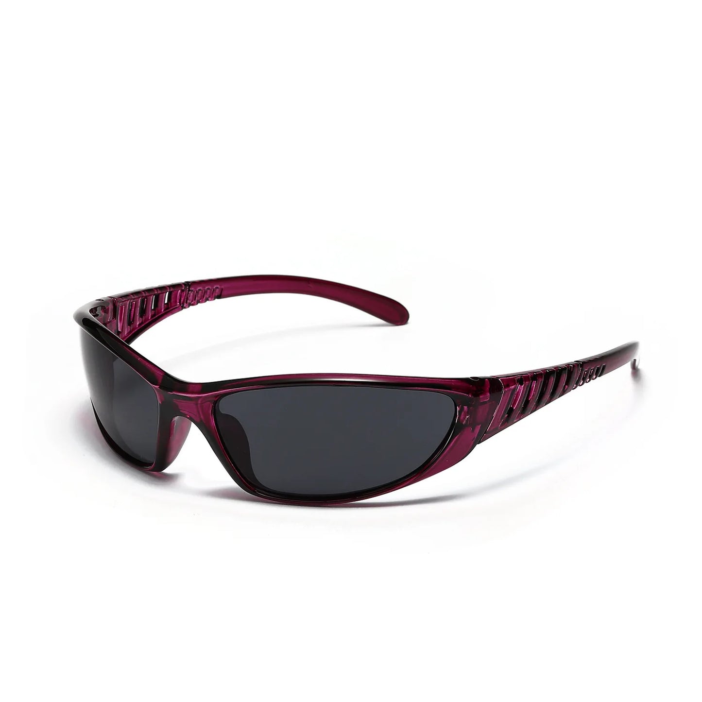 Y2K Silver Sunglasses – Futuristic Hollow Out Trend