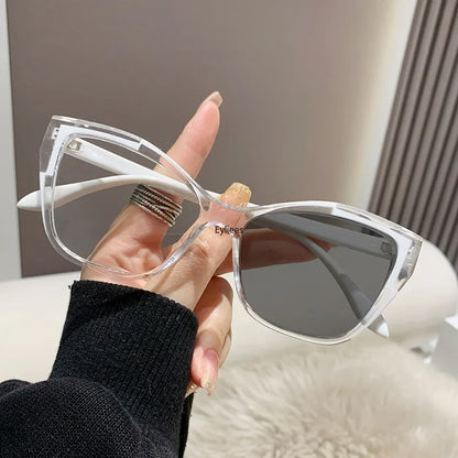 Smart Color Changing  Cat Eye Glasses