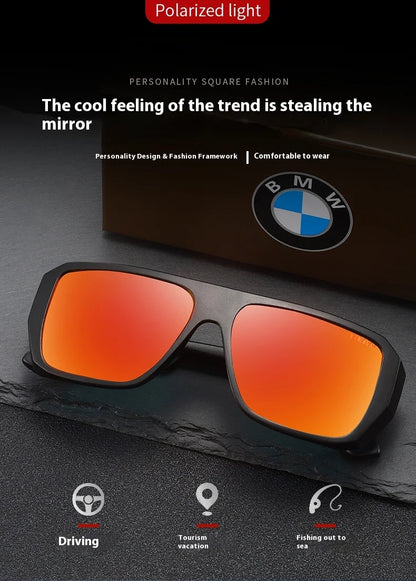 BWM Luxury Polarized Sunglasses Men UV Anti-Glare