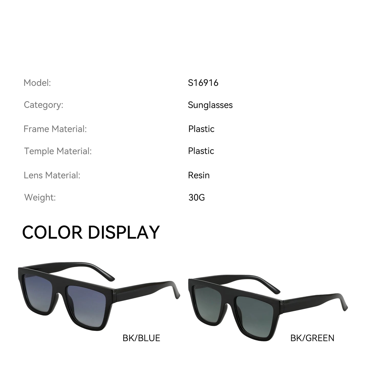 Vintage Square Polarized Sunglasses