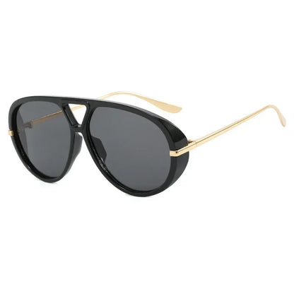 Bold Oversized Yellow Lens Sunglasses
