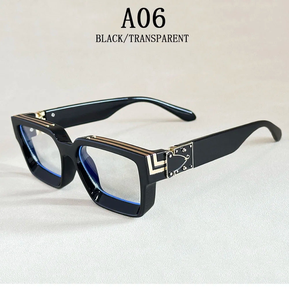 Retro Square Millionaire Sunglasses – Trendy