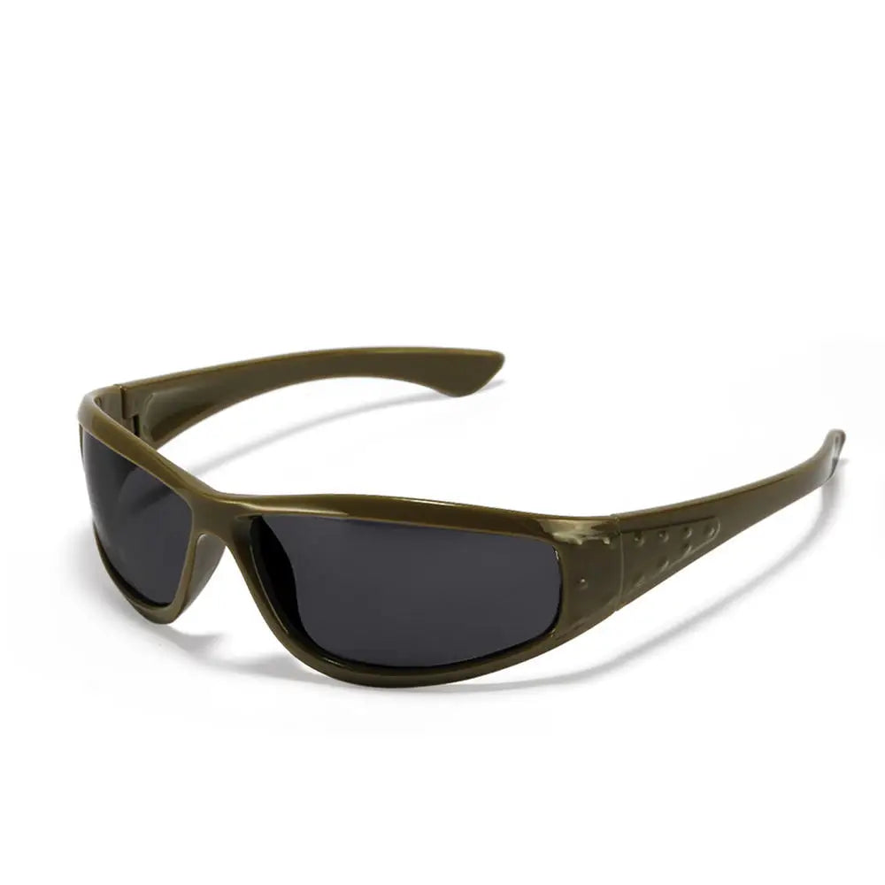 Y2K Silver Sunglasses – Futuristic Hollow Out Trend