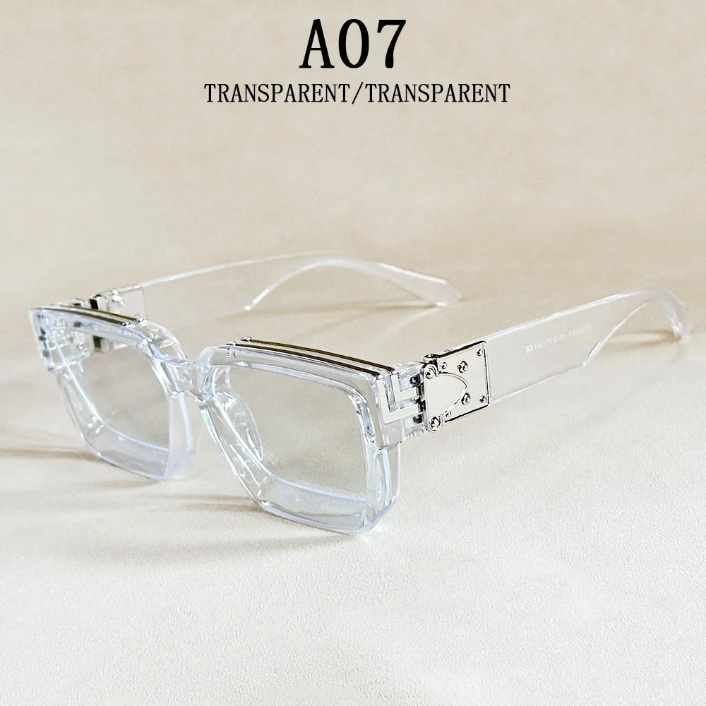 Retro Square Millionaire Sunglasses – Trendy