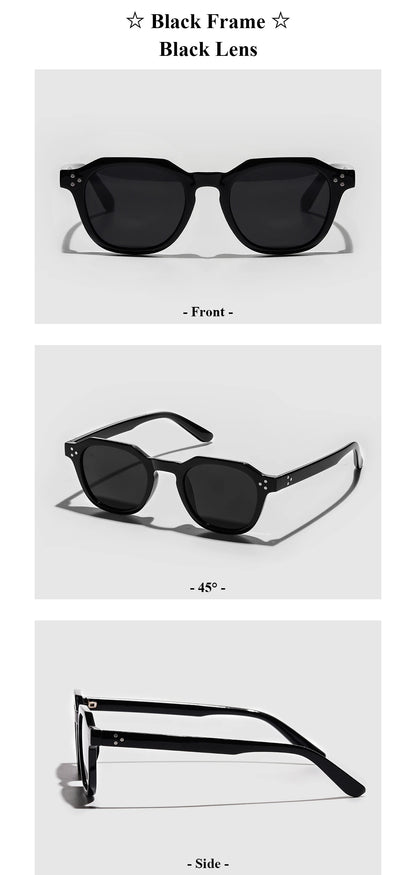 Retro Luxury Round Light Sunglasses